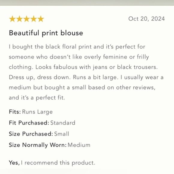 NWT Size M  Maeve LongSleeve Pleated Peasant Blouse - Picture 13 of 16